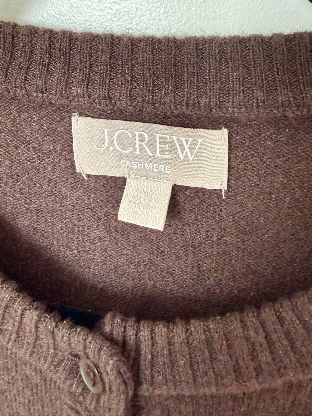 J Crew Cashmere Crewneck Cardigan - Picture 4 of 6
